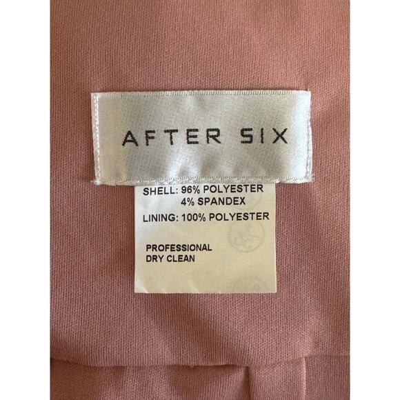 NWT Dessy After Six Faux Wrap Midi Dress in Desert Rose Size 2 - Picture 8 of 13